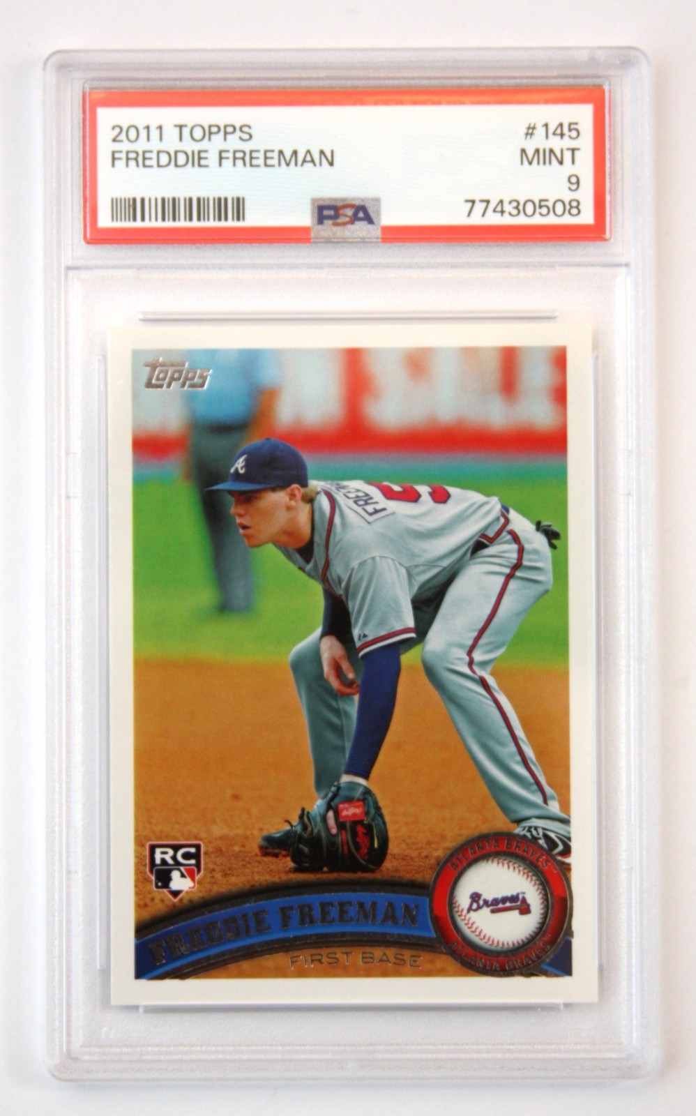 2011 Topps #145 Freddie Freeman RC MINT PSA 9 Atlanta Braves