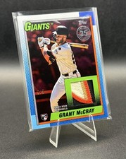 2025 Topps Grant McCray - 35th Anniversary Relic Red /5 #90R2-GMC Giants
