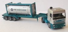 Herpa - DAF 95 truck w VTG Tank Container Tanktainer - 1/87 HO - VGC w box