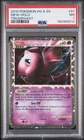 2010 POKEMON HEARTGOLD & SOULSILVER TRIUMPHANT #97 MEW-HOLO PSA 7