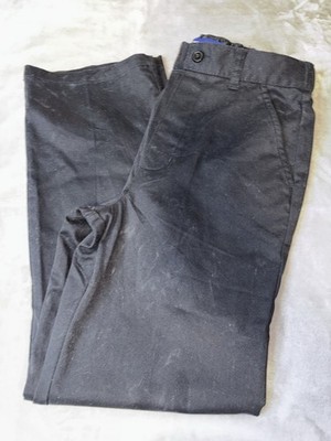 French Toast Boys Adjustable Waist Relaxed Slim Fit Pants Black Size 12 READ!