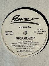 Italo Disco Carrara Shine On Dance Canadian 12” Single