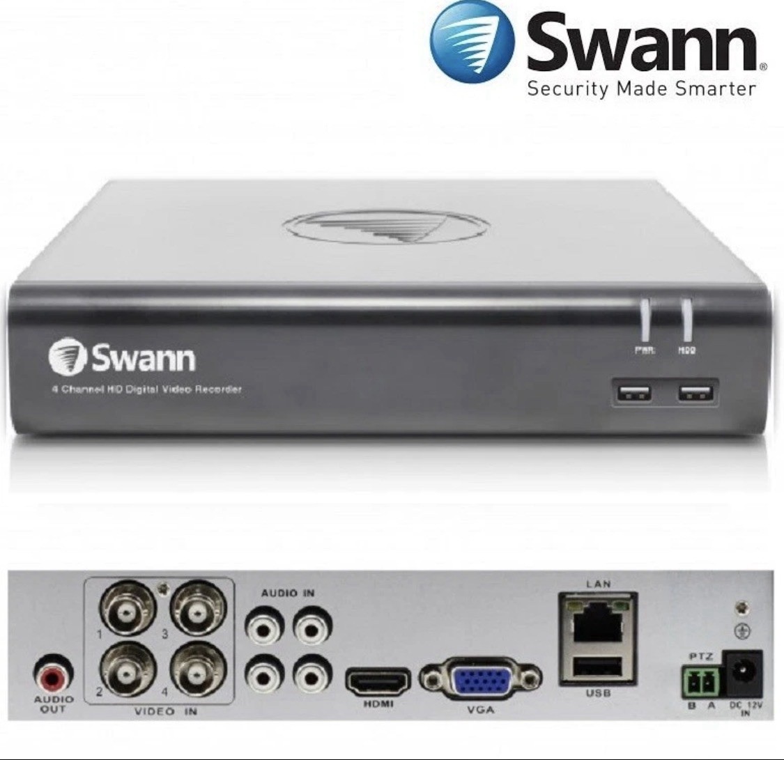 Swann DVR4-4580RN 4 Channel DVR with 1TB HDD