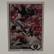 Upper Deck 1991 Marcus Allen #446 Los Angeles Raiders Base Set Football Card