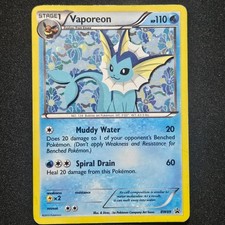 Pokemon VAPOREON BW89 BLACK AND WHITE PROMO Holo on eBay