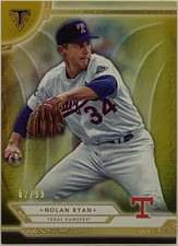 2018 Topps Triple Threads Nolan Ryan Gold /99 #86 Texas Rangers