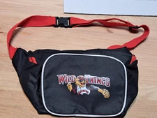 Washington Wild Things Fanny Pack SGA 2 Pockets Black Red MiLB St. Clair Health