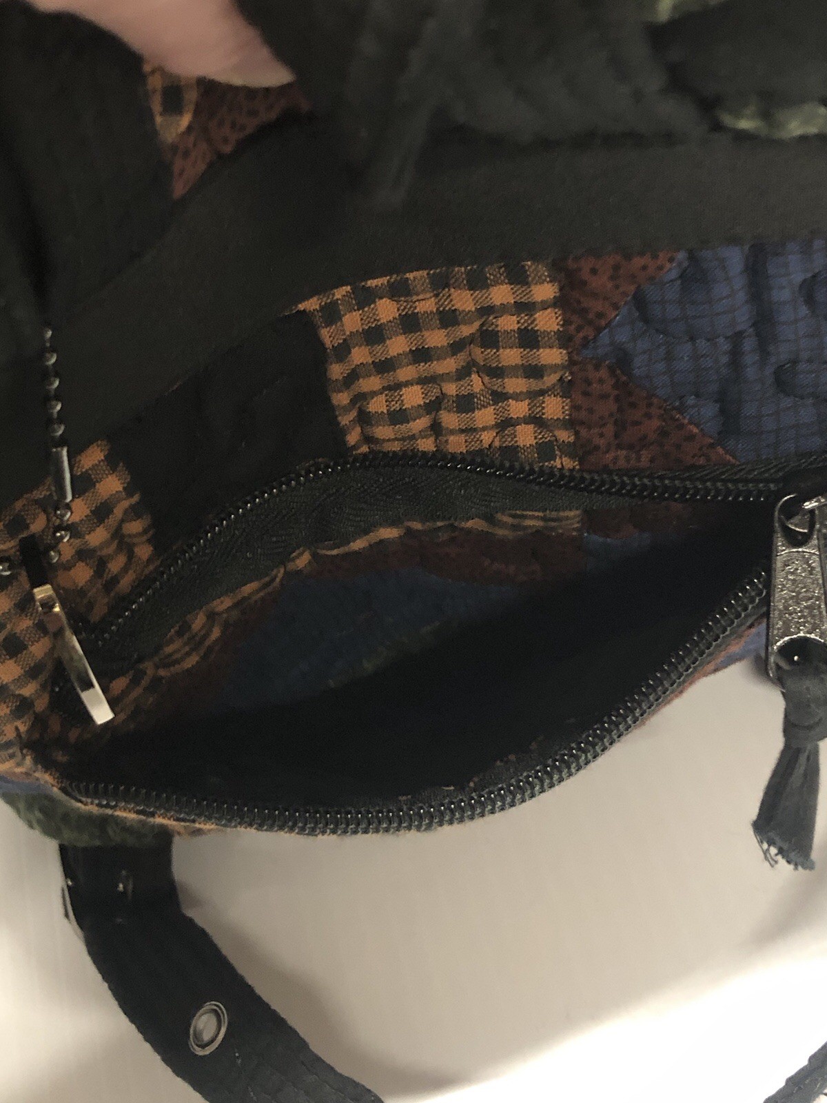 Quilted Patchwork Style Backpack/Purse Donna Sharp - image 4