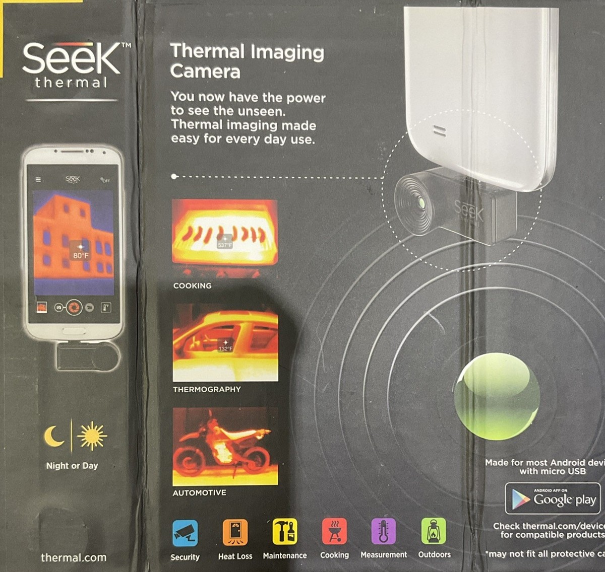 Seek Thermal UW-AAA Compact Imaging Camera for sale online | eBay