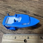 Vintage Matchbox Lesney No. 9 Cabin Cruiser Boat and Trailer Blue/White No Box