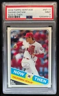 2018 Topps Heritage Shohei Ohtani Now & Then RC Rookie #NT-11 Angels PSA 9