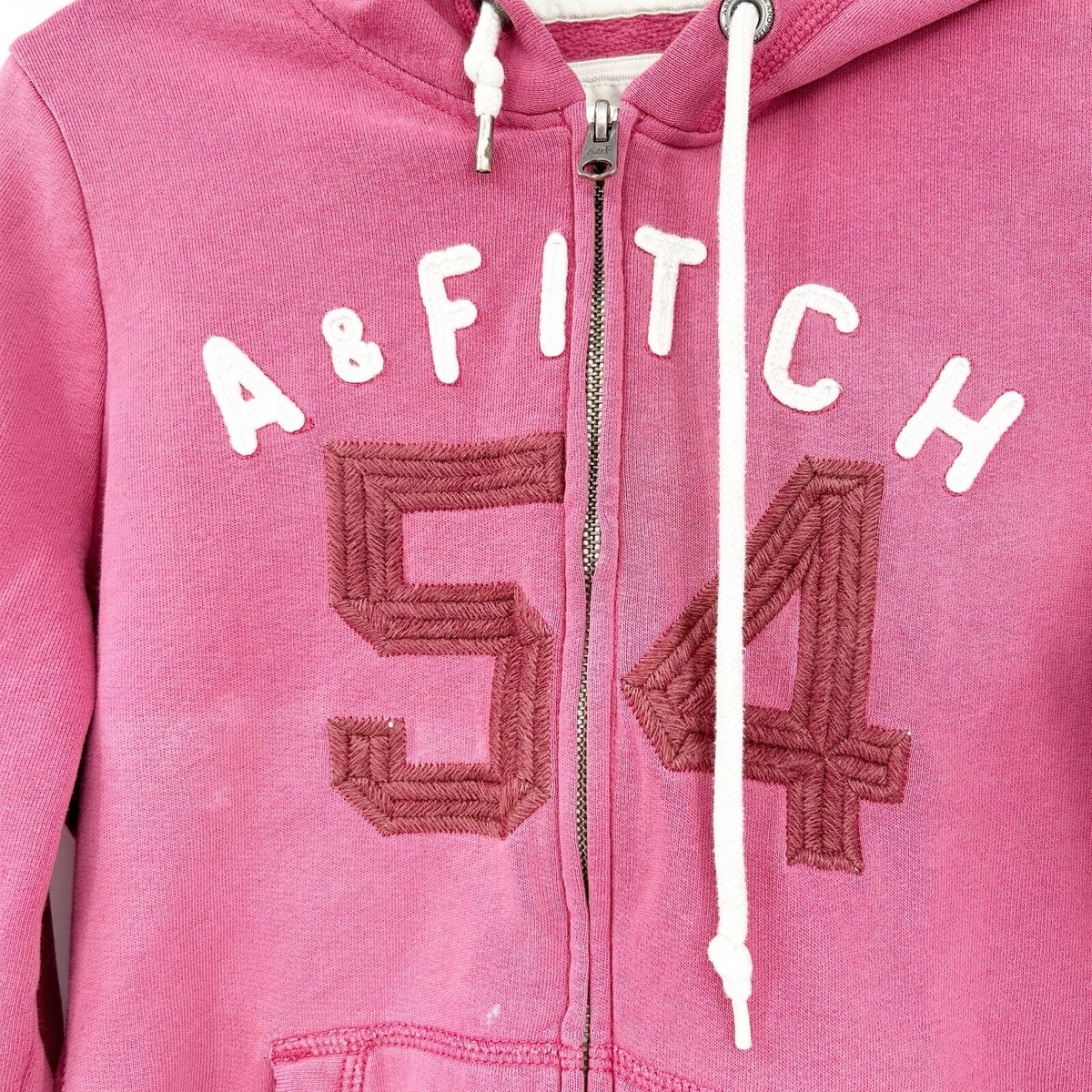 Abercrombie & Fitch Womens Y2K 2000s Preppy Full Zip Hoodie