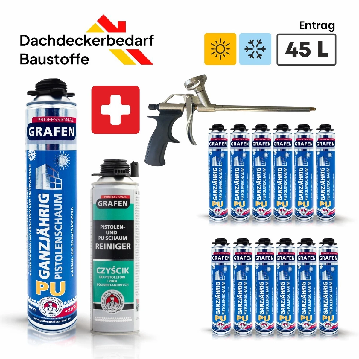 Soudal PU-Montageschaum B2 500 ml | Baumarkt