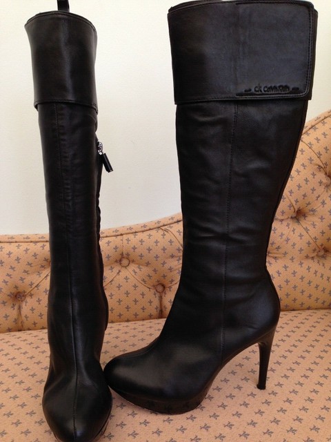 calvin klein cyra boots