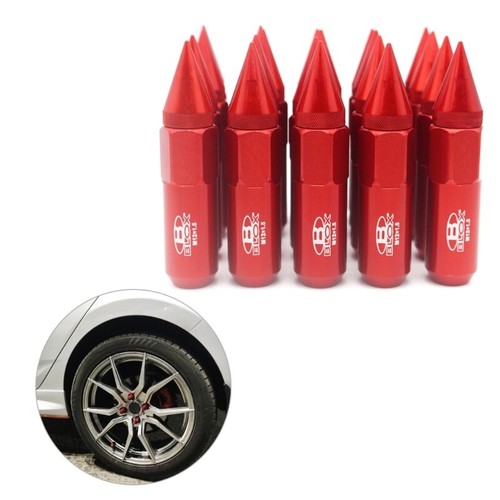 20x Racing-Jdm Style Extended Tuner Wheels Spike-Lug Nuts M12X1.25 / M12X1.5 - Picture 2 of 20