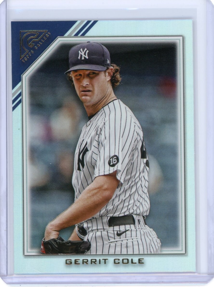 2022 Topps Gallery Gerrit Cole Rainbow Foil- New York Yankees