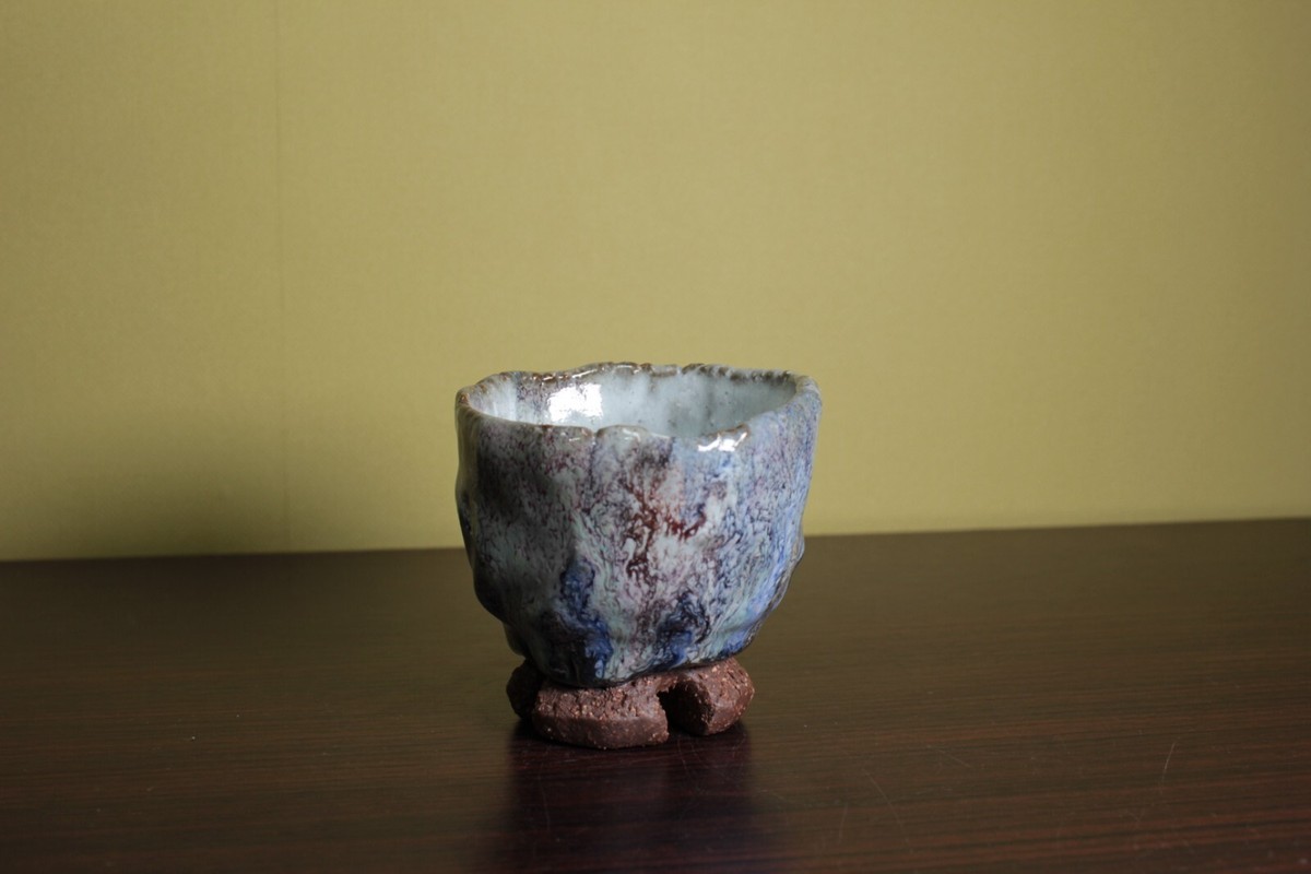 A172) Guinomi sake cup Hagiware Seigan Yamane | eBay