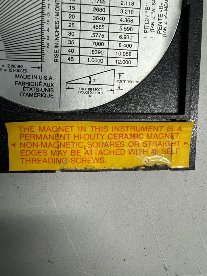 K&D Tools No. 2968 Angle Finder Lancaster, PA - Image 4 of 4