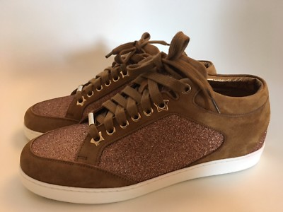 Jimmy Choo Miami Sneaker Gr. 37 NEU UNGETRAGEN dark gold hazel | eBay