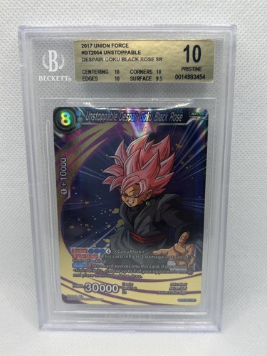 Bgs 10 2017 UNION FORCE #BT2054 UNSTOPPABLE DESPAIR GOKU BLACK ROSE SR