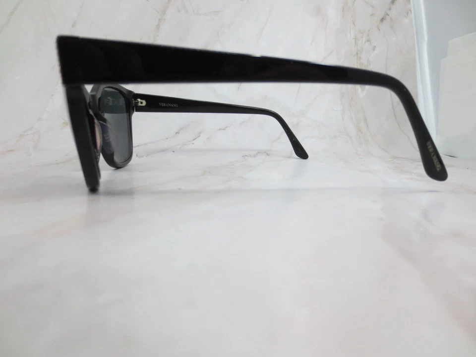 Gafas de sol Vera Wang Farah marco para mujer negro mate borde completo ojo de gato 55-18-135 Foto 3 de 4