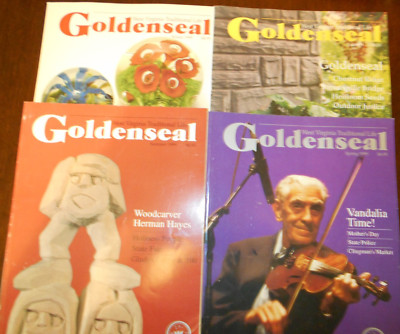 Goldenseal Magazine WV Traditional Life 1999 Summer, Fall, Winter, Spring Issues