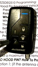 Autostart ASRA-2510FBK EZSDEI2510 Replacement Remote car starter keyless key fob