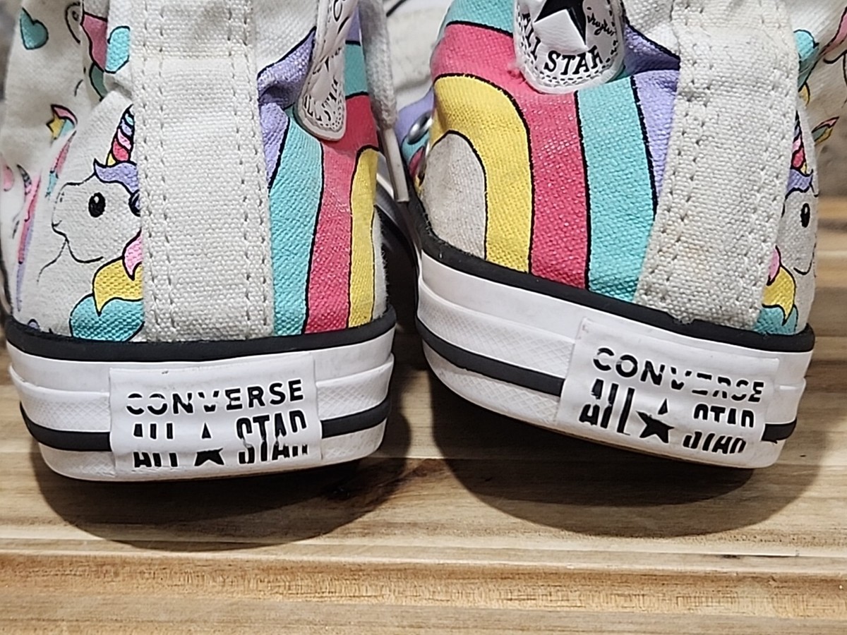 Converse All Star Chuck Taylor 663994C Rainbow Unicorn Shoe