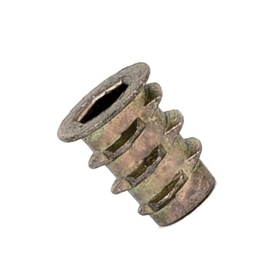 - 900832-10 Threaded Insert Zinc Hex-Flanged #8-32 Internal Threads 10mm Leng...