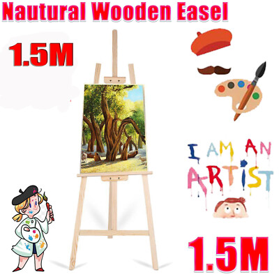Atelierstaffelei Standstaffelei Tischstaffelei Holz Holzstaffelei 1.5m Staffelei