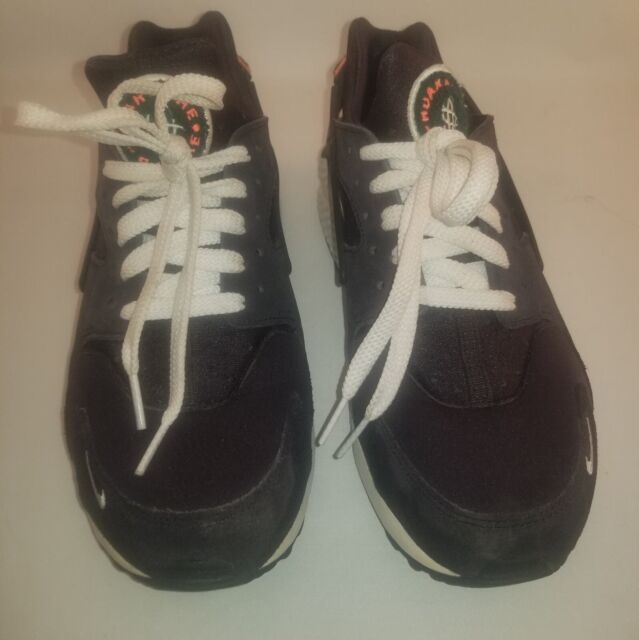Nike Air Huarache Run Premium Mens Sneakers Size 8 1/2 704830-015 Oil Grey | eBay