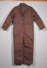 Vintage Sears Brown Zip Up Work Leisure Coverall Michael Meyers Jumpsuit L 16-18