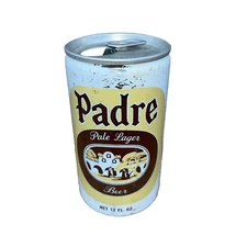 Padre Pale Lager Pull Top Beer Can General Brewing Co.