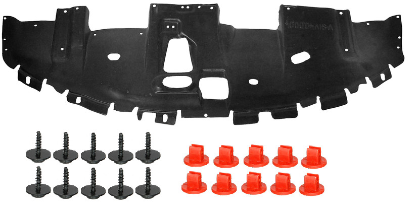 Protection sous moteur pour Volvo S40 2000-2004 plaque cache de carter en ABS noir