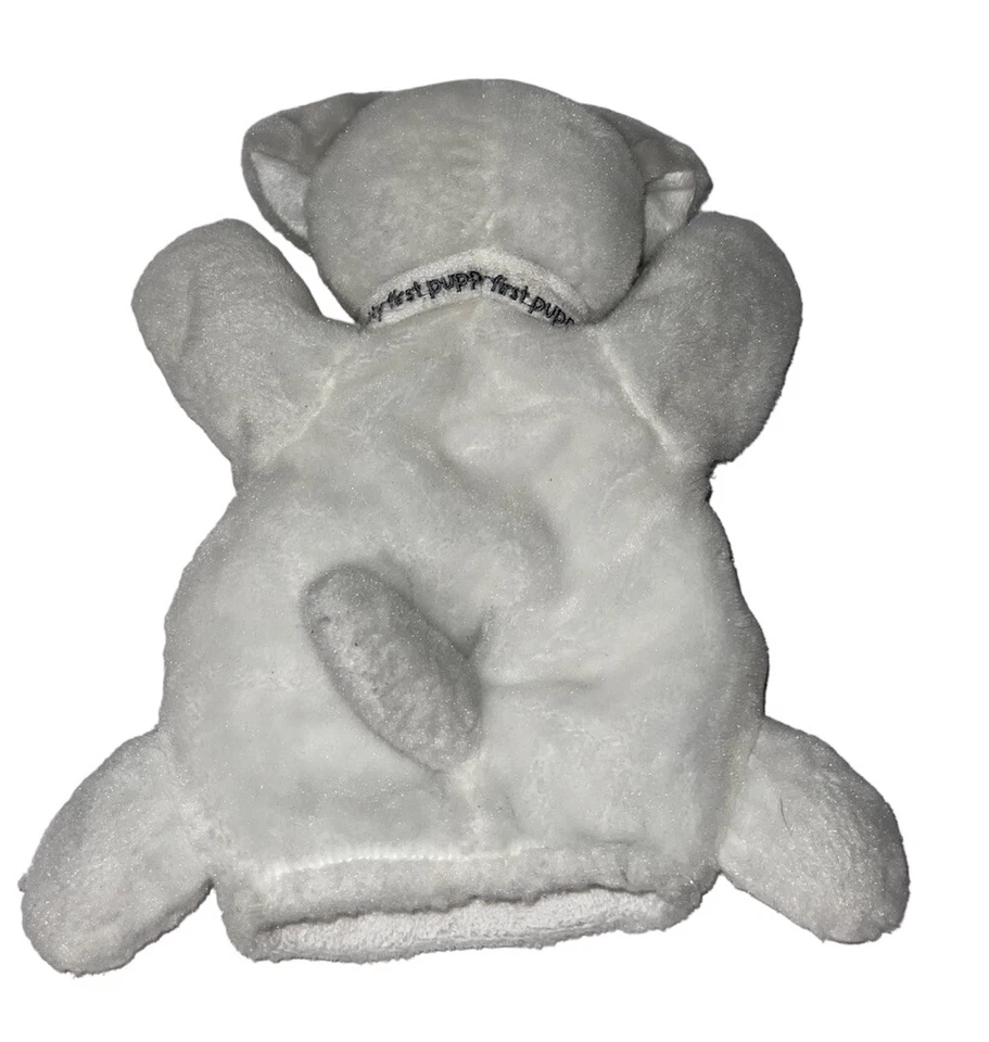 Blankets & Beyond My First Puppet Puppy Peluche Blanco Foto 2 de 4
