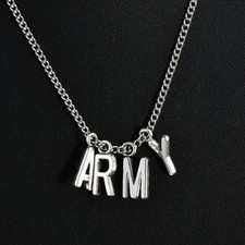 New KPOP Bangtan Boys Fan Club ARMY Necklace Women Men Love Yourself