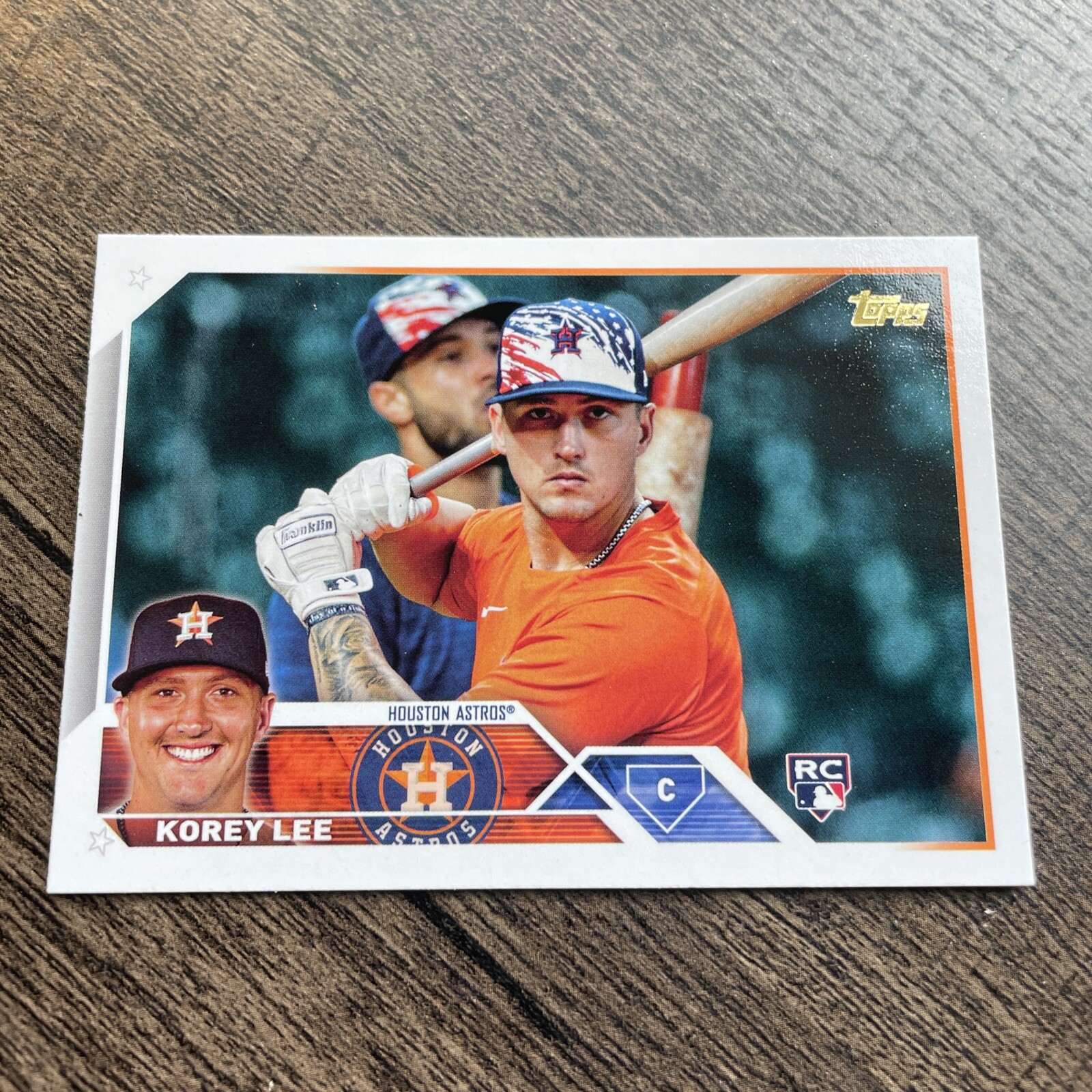 2023 Topps Series 1 Korey Lee SSP #90 Gold Mirror