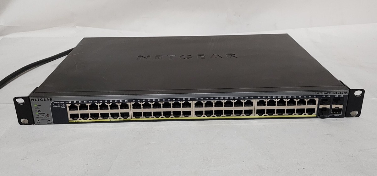 Netgear ProSafe GS752TP V1H1 ~ 48-Port Gigabit Managed PoE Switch