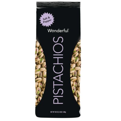 Wonderful Pistachios In-Shell Roasted and Salted Nuts 48 Ounce ...