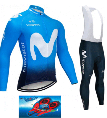 TEAM INEOS 2019 cycling SET winter thermal 9D GEL PAD /"NEW/"