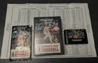 Sega Genesis MLB Sports Talk Baseball Cartridge w/ Manual & Stats Insert