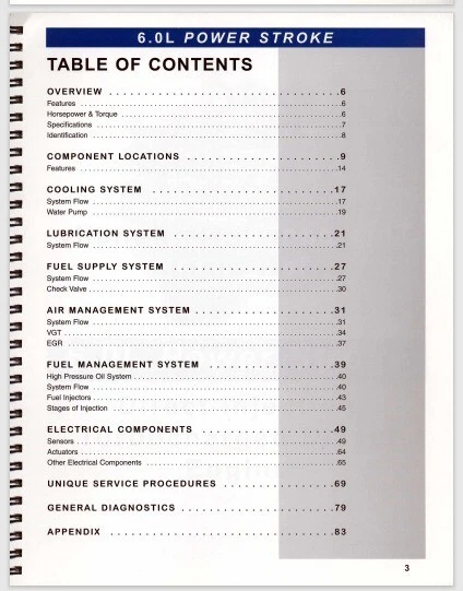 Ford 2003 6,0 L Power Stroke motor diésel manual 101 páginas diagramas de cableado Foto 2 de 4