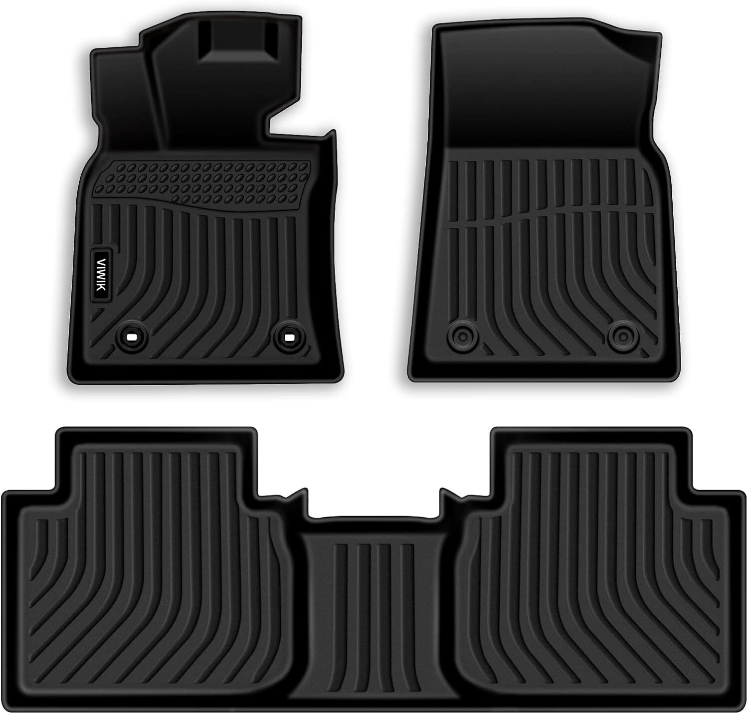 2018-2023 Toyota Camry TPE Rubber Floor Mats 2-Row Protection