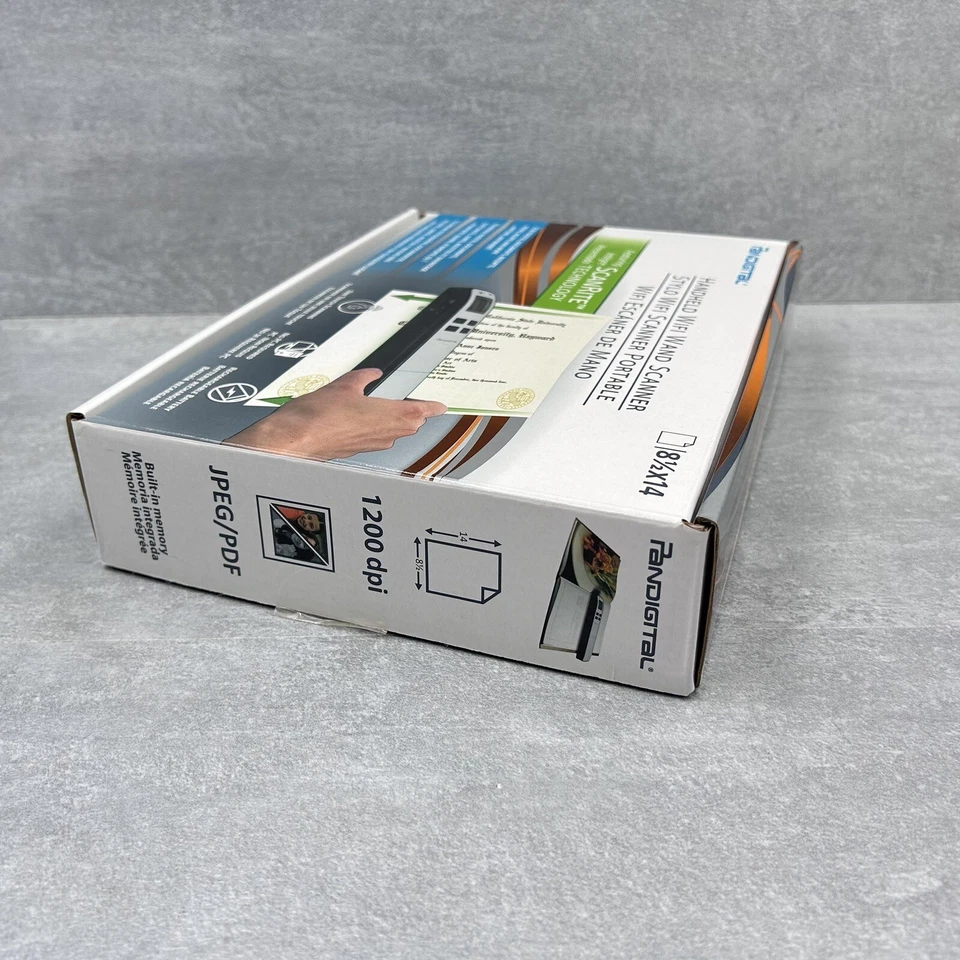 Pandigital Handheld WiFi Wand Scanner & MicroSD Portable New Open Box - Image 3 of 4