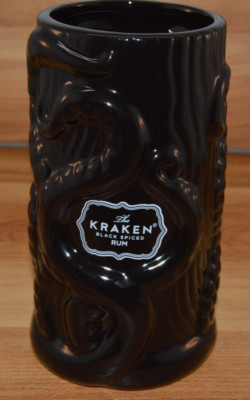 Special Edition Kraken Rum Ceramic Tiki Cocktail Glass Mug 6-1/2'' Tall Mug Bar