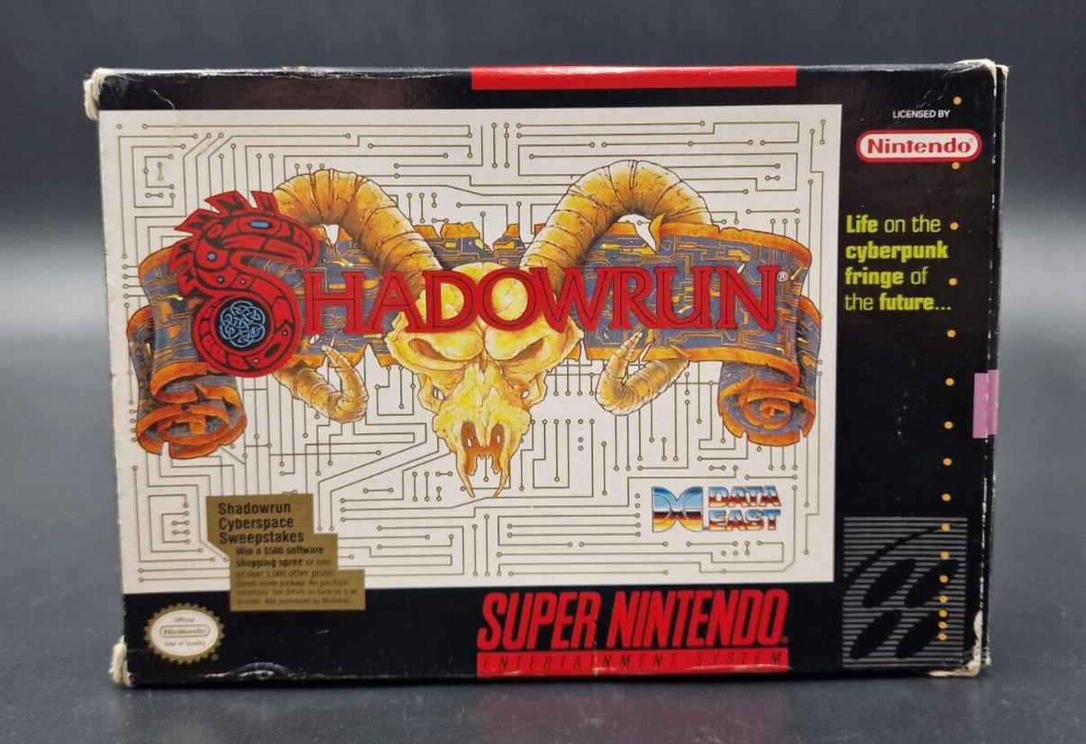 Shadowrun - Super Nintendo SNES - Complet CIB - NTSC-U/C US USA - Très Bon Etat