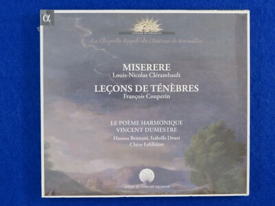 Miserere Lecons De Tenebres Le Poeme Harmonique - Brand New - CD - Fast Postage