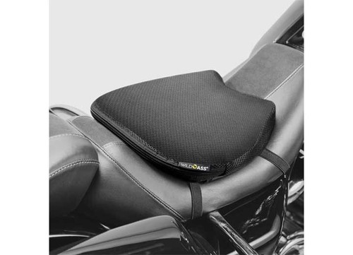 Wild Ass Seats Saddle Air Gel Padded Motorcycle Cushion w/ Straps - Universal - Picture 3 of 8