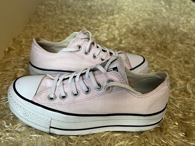Converse Chuck Taylor All Star Lo Lift Platform Cherry Blossom Pink Size 5