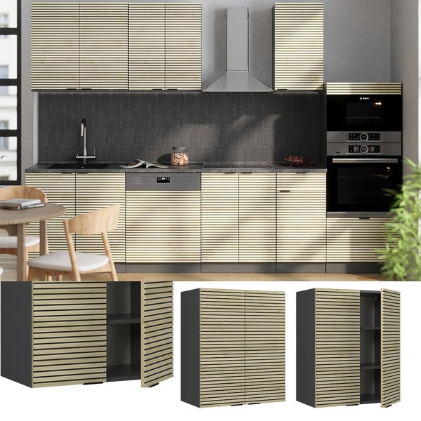 HäNgeschrank Fame-Line Anthrazit Eiche GefräSt 60 Cm Vicco-image
